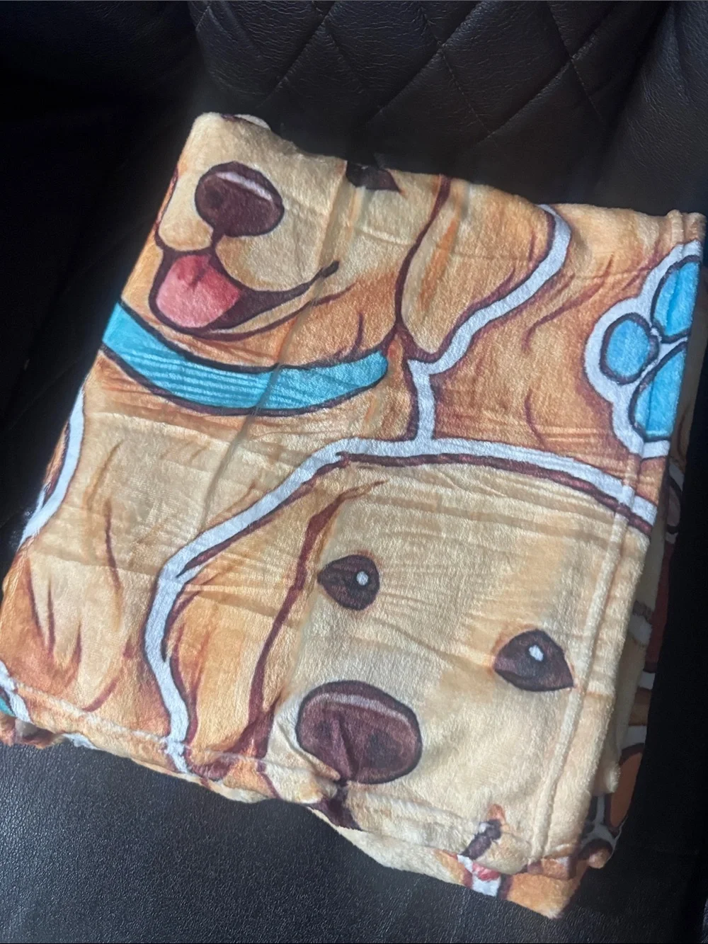 Golden Retriever Graphic Throw Blanket